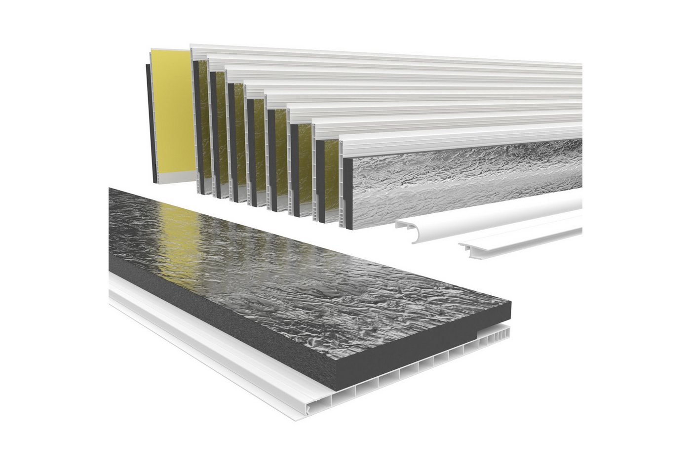 Hexim Rollladenkastendämmung, (Rollladenkastendämmung PVC Revisionsklappe mit Dämmung für Rolladenkasten, Länge: 1000 - 2000mm, Breite: 120 - 320mm, Rollladenkastendeckel zum Renovieren von Altbauten Fenster Rolladen (180mm x 1,4 Meter) Hexim Rollladenkastendämmung, (Rollladenkastendämmung PVC Revisionsklappe mit Dämmung für Rolladenkasten, Länge: 1000 - 2000mm, Breite: 120 - 320mm, Rollladenkastendeckel zum Renovieren von Altbauten Fenster Rolladen (180mm x 1,4 Meter) von Hexim