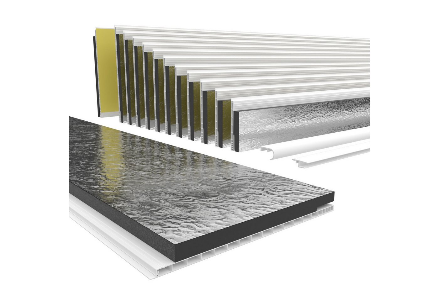 Hexim Rollladenkastendämmung, (Rollladenkastendämmung PVC Revisionsklappe mit Dämmung für Rolladenkasten, Länge: 1000 - 2000mm, Breite: 120 - 320mm, Rollladenkastendeckel zum Renovieren von Altbauten Fenster Rolladen (300mm x 1,2 Meter) Hexim Rollladenkastendämmung, (Rollladenkastendämmung PVC Revisionsklappe mit Dämmung für Rolladenkasten, Länge: 1000 - 2000mm, Breite: 120 - 320mm, Rollladenkastendeckel zum Renovieren von Altbauten Fenster Rolladen (300mm x 1,2 Meter) von Hexim