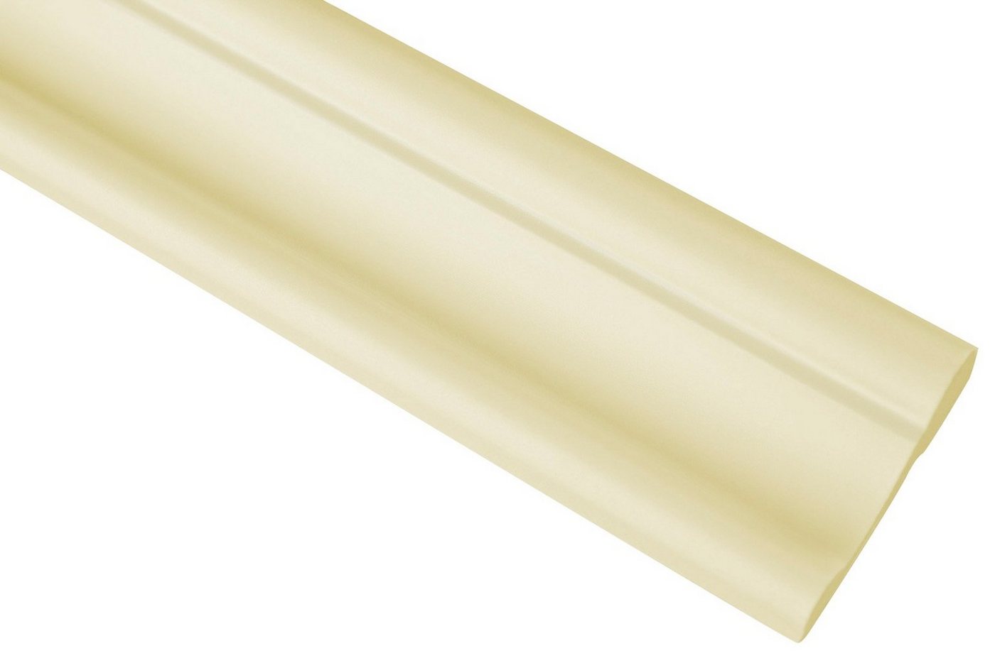 Hexim Stuckleiste CR863 flexi, 10 Meter / 5 Leisten, Stuckleisten Wand flach, PU Hartschaum & Flexibel - 2m Wandleisten modern glatt Stuckrahmen Stuck Bilderrahmen (10 Meter) von Hexim