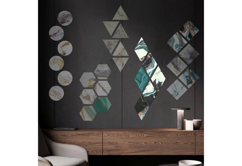 Hexim Wanddekoobjekt 80111 (Marmorplatten Optik 6 Stück SPC Hexagon Dreieck Kreis Viereck Raute Waben Innen & Außenbereich Granit Steinoptik - Marmor Dekor Formen Rhombus Diamant Design (80111 Raute) Hexim Wanddekoobjekt 80111 (Marmorplatten Optik 6 Stück SPC Hexagon Dreieck Kreis Viereck Raute Waben Innen & Außenbereich Granit Steinoptik - Marmor Dekor Formen Rhombus Diamant Design (80111 Raute) von Hexim