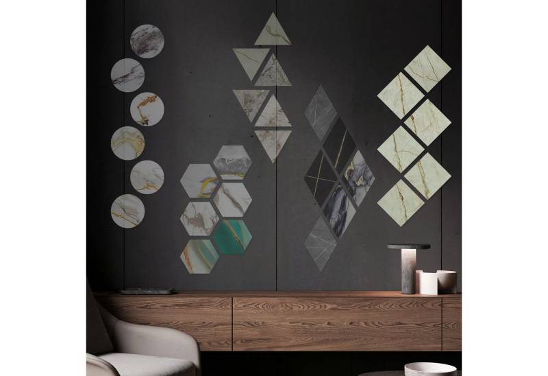 Hexim Wanddekoobjekt 8088 (Marmorplatten Optik 6 Stück SPC Hexagon Dreieck Kreis Viereck Raute Waben Innen & Außenbereich Granit Steinoptik - Marmor Dekor Formen Quadratische Wandfliesen (8088 Viereck) Hexim Wanddekoobjekt 8088 (Marmorplatten Optik 6 Stück SPC Hexagon Dreieck Kreis Viereck Raute Waben Innen & Außenbereich Granit Steinoptik - Marmor Dekor Formen Quadratische Wandfliesen (8088 Viereck) von Hexim