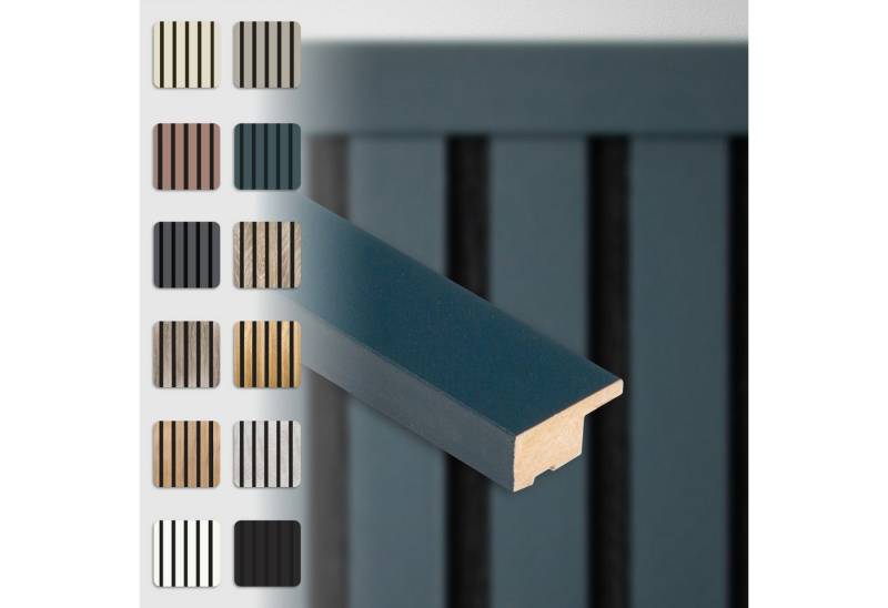 Hexim Wanddekoobjekt APAH04 (Abschlussleiste 137,5x2,7cm passend für unsere Akustikpaneele - flexible Lamellenwand Holz MDF Wandpanelee Lamellenverkleidung Wandverkleidung (1 Abschlussleiste Ocean - APAH04) von Hexim