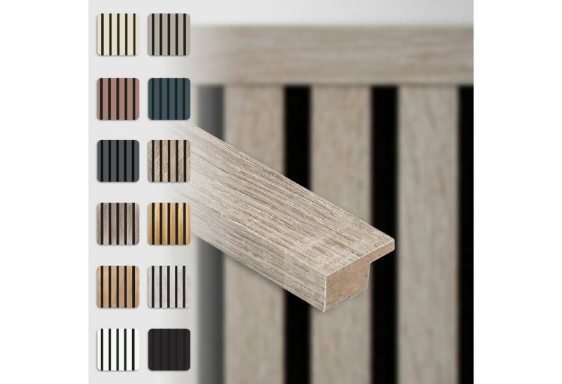 Hexim Wanddekoobjekt APAH06 (Akustikpaneele Abschlussleiste 137,5x2,7cm - flexible Lamellenwand Holz MDF Wandpanelee Lamellenverkleidung Wandverkleidung Innendekoration schalldämmend (1 Abschlussleiste Sonoma Oak - APAH06) Hexim Wanddekoobjekt APAH06 (Akustikpaneele Abschlussleiste 137,5x2,7cm - flexible Lamellenwand Holz MDF Wandpanelee Lamellenverkleidung Wandverkleidung Innendekoration schalldämmend (1 Abschlussleiste Sonoma Oak - APAH06) von Hexim