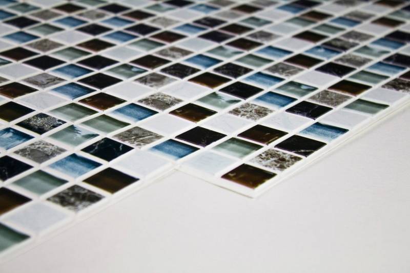 Hexim Wanddekoobjekt ICELAND (Restposten! - stabile und pflegeleichte PVC Platten zur Wandverkleidung z. B. als Küchenrückwand (950x480mm) Kunststoff Fliesen Paneele) von Hexim