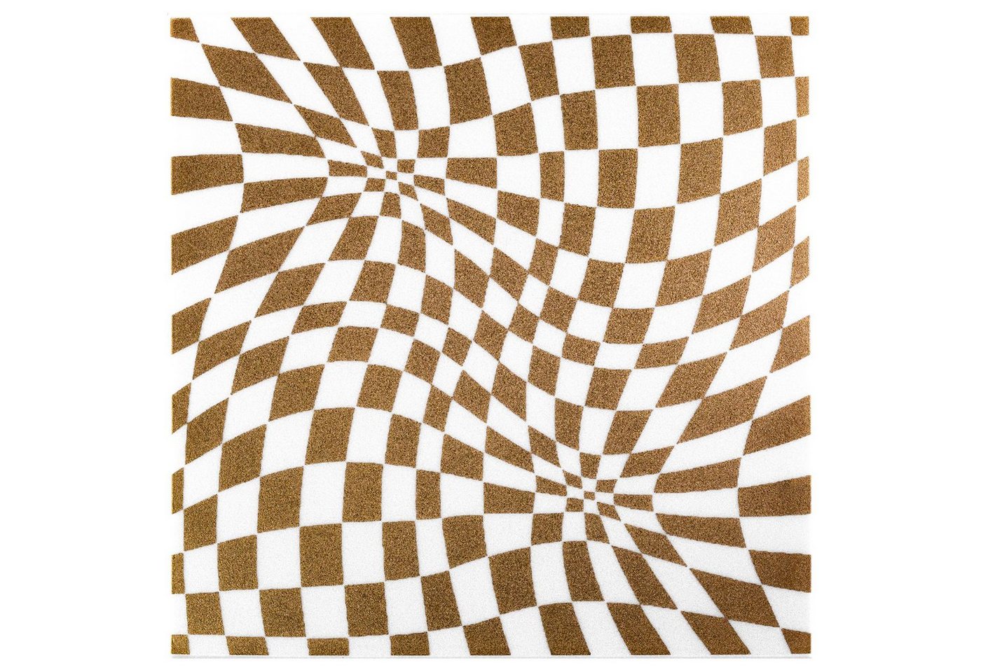 Hexim Wanddekoobjekt Moto Gold (Deckenplatten Sparpakete aus XPS 50x50cm - Moderne Panorama Platten für Wand und Decken mit optischen Illusionen - Dekor Wandplatte Deckenverkleidung) von Hexim