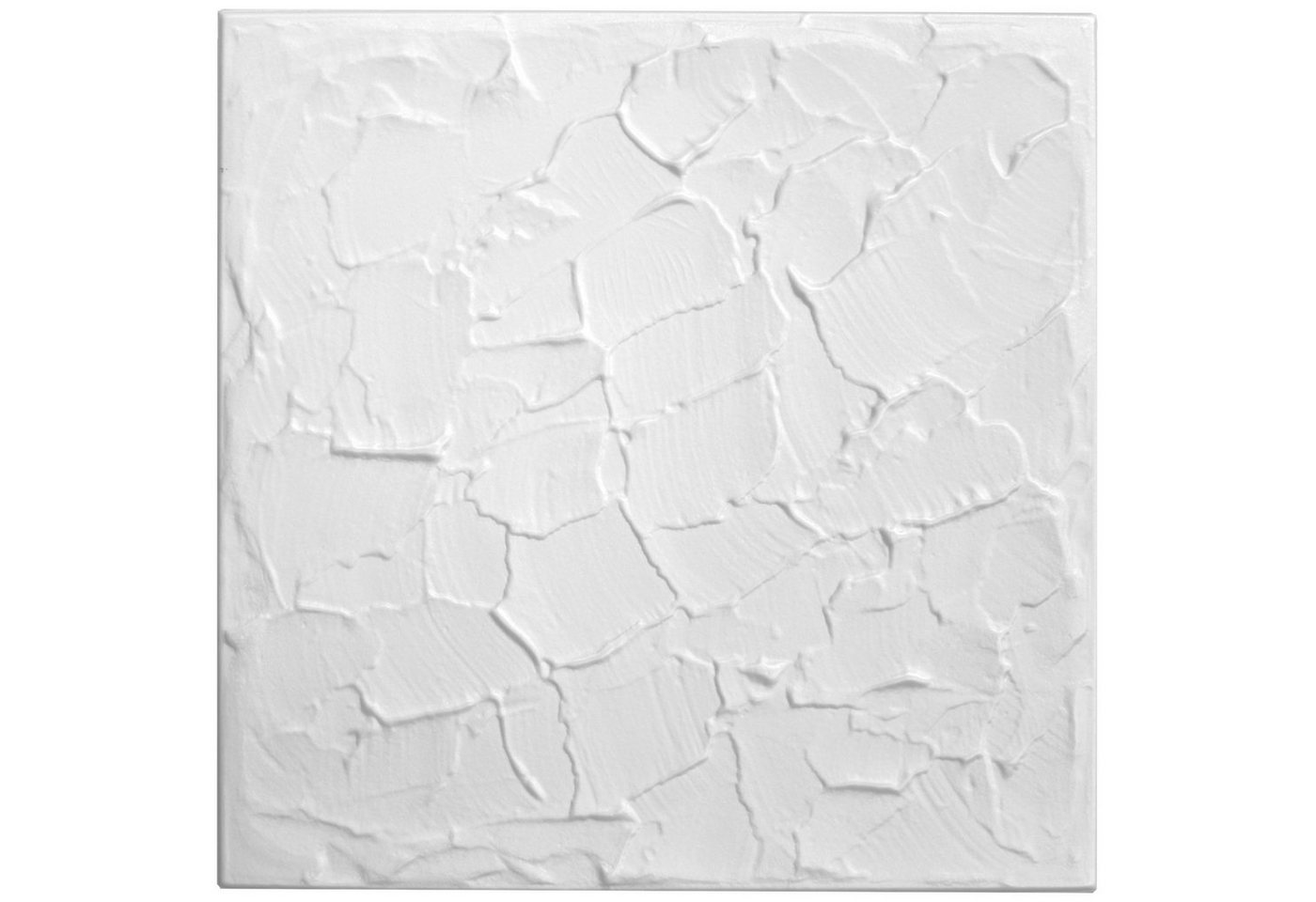 Hexim Wanddekoobjekt NR.11 (Deckenplatten aus Styropor XPS - (20QM Sparpaket 50x50cm) weiße Styroporplatten leicht & formfest Schallschutz Paneele Deckenverkleidung) von Hexim