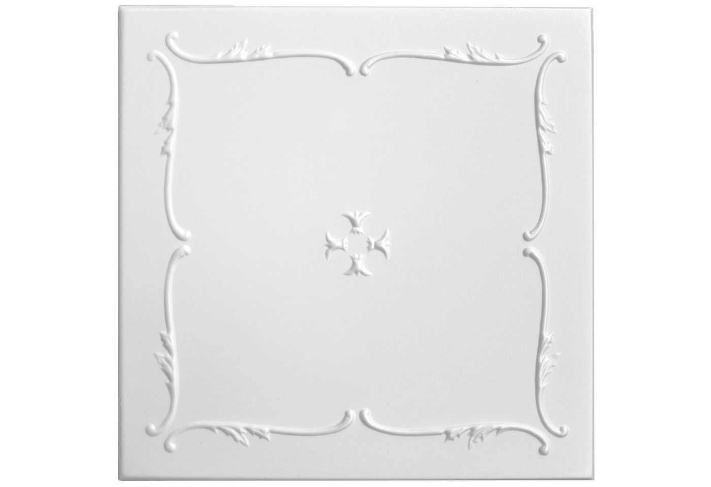 Hexim Wanddekoobjekt NR.12 (Deckenplatten aus Styropor XPS - (10QM Sparpaket 50x50cm) weiße Dekorplatten leicht & formfest Styroporplatten Paneele Deckenverkleidung) von Hexim