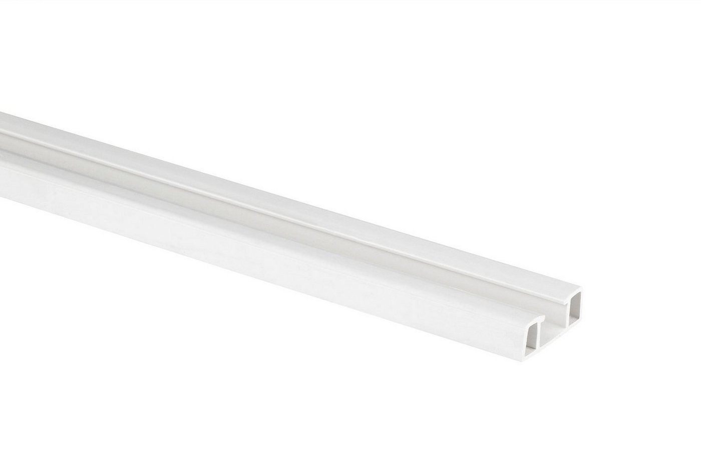 Hexim Wanddekoobjekt PVC Montageprofil (Zubehör für MDF Paneele - Profilholzkrallen, Unterkonstruktionsprofil & Abschlussleisten (2m PVC Montageprofil) Nut-Feder Paneele) von Hexim