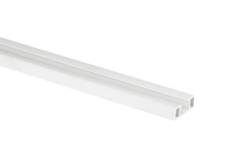 Hexim Wanddekoobjekt PVC Montageprofil (Zubehör für MDF Paneele - Profilholzkrallen, Unterkonstruktionsprofil & Abschlussleisten (2m PVC Montageprofil) Nut-Feder Paneele) von Hexim