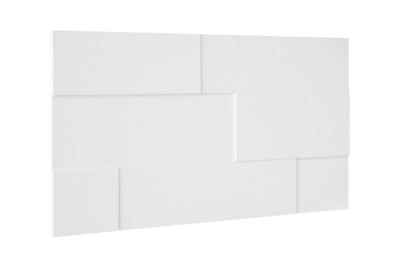 Hexim Wanddekoobjekt Weiß (Wandverkleidung - Stilvolle 3D Paneele mit 7 Verlegevarianten, Holzpaneele aus MDF - (4 Packungen - 4.52 qm) Holzverblender moderne Wandfliese Dekorbretter Wandpaneel) von Hexim