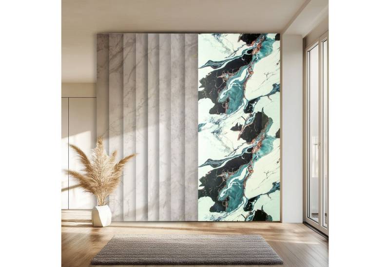Hexim Wandpaneel, (Wandverkleidung XXL Granit-/Marmoroptik Musterstück - Alternative zu Wandfliesen aus SPC Bad, Küche & mehr - Dusch-/ Küchenrückwand Spritzschutz TV Rückwand (80111) von Hexim