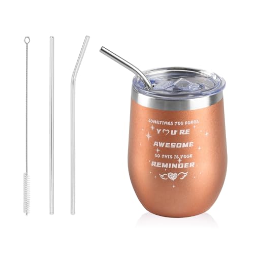 350ml Edelstahl Thermobecher to go, Freundin Geschenke für Frauen, Weinglas Weinbecher Busenfreundin Geschenke Coffee to Go Becher Personalisiert, Kreatives Geschenk für Freundin Geburtstag Geschenk von HexinYigjly