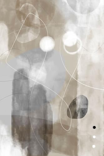 Tableau abstrait et soft line n°3 von Hexoa