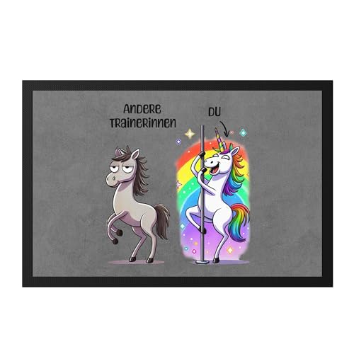 Hey!Print Andere Trainerinnen Du Fussmatte Einhorn Geschenk Trainerin Sport Fitness Trainer Abschied lustig Danke Workout Fun Hey!Print Andere Trainerinnen Du Fussmatte Einhorn Geschenk Trainerin Sport Fitness Trainer Abschied lustig Danke Workout Fun von Hey!Print