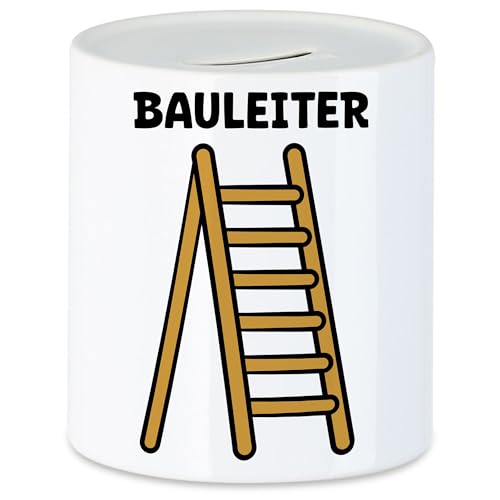 Hey!Print Bauleiter Spardose Bauarbeit Bauarbeiter Baustelle Werkzeug Gebäude Projekt Auftrag Leiter Arbeit Job Chef Arbeiter von Hey!Print