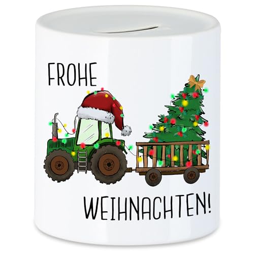 Hey!Print Frohe Weihnachten Spardose Weihnachten Weihnachtsbaum Weihnachtsdekoration Merry Christmas von Hey!Print