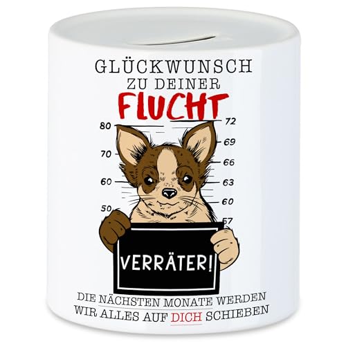 Hey!Print Glückwunsch Zu Deiner Flucht Verräter Spardose Job Chef Team Kündigung Kollegen Arbeit Mitarbeiter Kündigung von Hey!Print