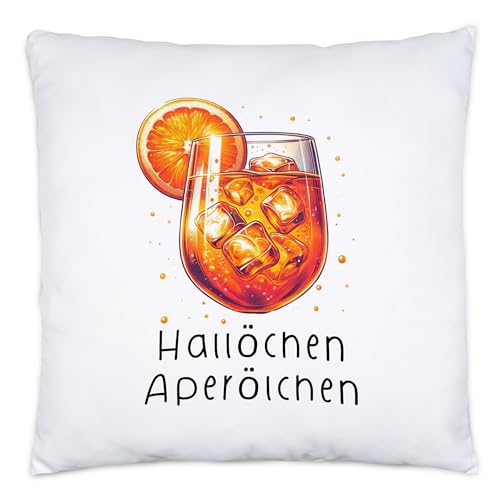 Hey!Print Hallöchen Aperölchen Kissen Inkl. Füllung Aperol Sommer Party JGA von Hey!Print