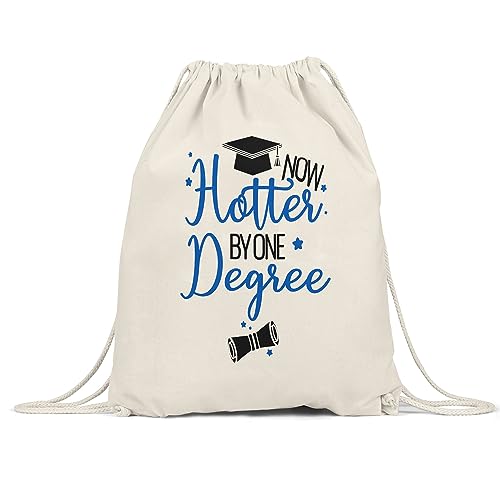 Hey!Print Hotter by One Degree Turnbeutel Gymsack Abschluss Absolvent Bachelor Master Doktor Abschlussgeschenk von Hey!Print