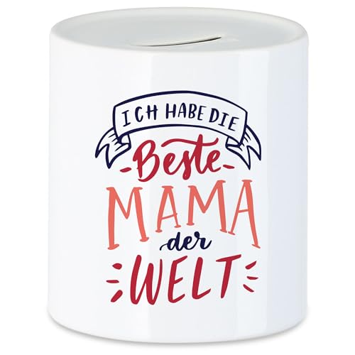 Hey!Print Ich Habe Die Beste Mama Der Welt Spardose Muttertag Geschenkidee Beste Mutter Lieblingsmama von Hey!Print