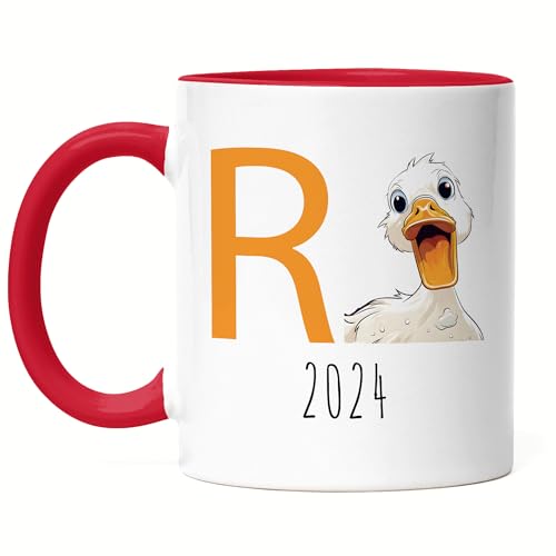 Hey!Print R Ente 2024 Tasse Rot Rente Geschenk Ruhestand Humor Wortwitz Hey!Print R Ente 2024 Tasse Rot Rente Geschenk Ruhestand Humor Wortwitz von Hey!Print