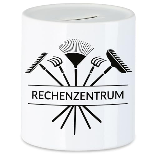Hey!Print Rechenzentrum Spardose Hobby-Gärtner IT Informatiker Witz Pflanzen Garten Geschenkidee von Hey!Print