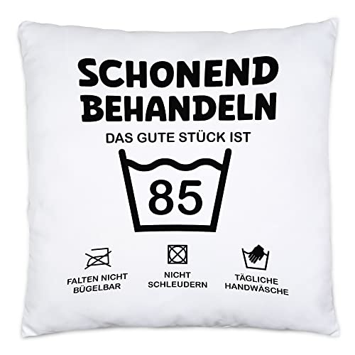 Hey!Print Schonend Behandeln Das Gute Stück ist 85 Kissen Inkl Füllung Geburtstag Runder Geburtstag Sarkasmus Humor Hey!Print Schonend Behandeln Das Gute Stück ist 85 Kissen Inkl Füllung Geburtstag Runder Geburtstag Sarkasmus Humor von Hey!Print
