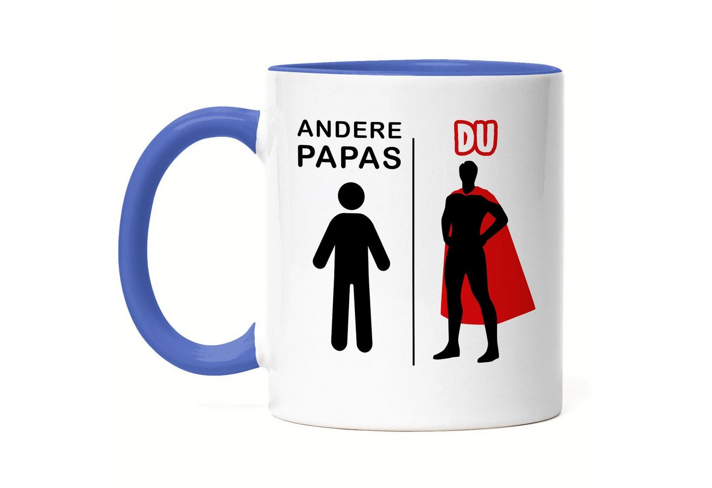 Hey!Print Tasse Andere Papas Du Tasse Vatertagsgeschenk Superheld Bester Papa Held Vatertag Geschenkidee von Hey!Print