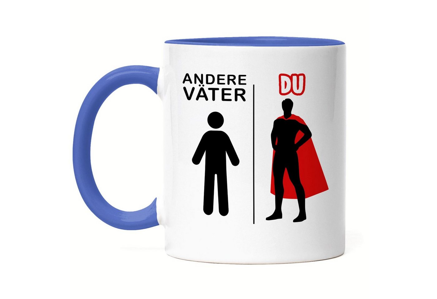 Hey!Print Tasse Andere Väter Du Tasse Vatertagsgeschenk Superheld Bester Papa Held Vatertag Geschenkidee von Hey!Print