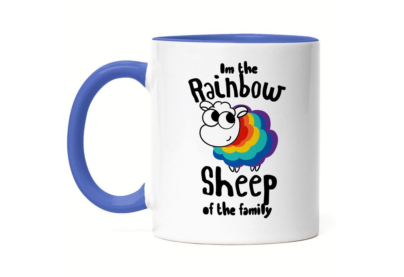 Hey!Print Tasse I'm the Rainbow Sheep Tasse LGBT Gay Regenbogen LGBTQ Pride Queer Homosexuell CSD Pride Week von Hey!Print