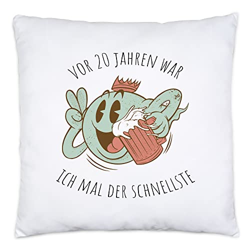 Hey!Print Vor 20 Jahren War Ich Mal Der Schnellste Kissen Inkl Füllung Geschenkidee 20 Geburtstag Sperma Witzig Sarkasmus Hey!Print Vor 20 Jahren War Ich Mal Der Schnellste Kissen Inkl Füllung Geschenkidee 20 Geburtstag Sperma Witzig Sarkasmus von Hey!Print