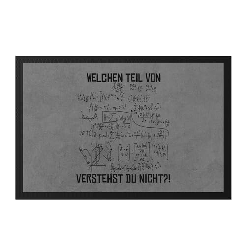 Hey!Print Welchen Teil Der Formel Verstehst Du Nicht Fußmatte Lustige Geschenkidee Mathematiker Physiker Ingenieur von Hey!Print