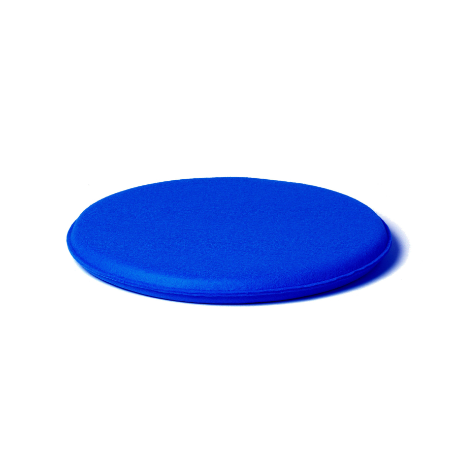 HEY-SIGN FRISBEE Sitzkissen gefüllt & rund - blau - Ø 40 cm von Hey-SIGN