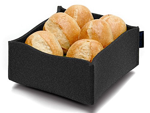 Hey Sign Brotkorb, quadratisch, ca. 22,5 x 22,5 x 10 cm, Hey Sign Brotkorb, quadratisch, ca. 22,5 x 22,5 x 10 cm, von Hey Sign