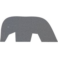 Hey Sign - Kinder Teppich Elefant, 92 x 120 cm, 5 mm, Anthrazit 01 von Hey-Sign