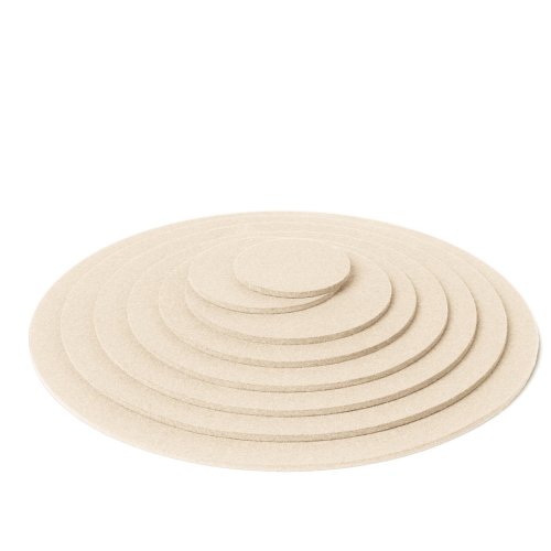 Hey Sign Untersetzer rund, ca 30 cm, Wollweiß 03,Stärke 5 m Hey Sign Untersetzer rund, ca 30 cm, Wollweiß 03,Stärke 5 m von Hey Sign