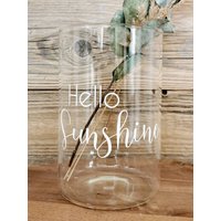 Aufkleber "Hello Sunshine"/Diy Deko Sticker Einfache Und Schnelle Sommerdeko Für Dein Zuhause Selbstklebender Schriftzug von HeyMyDeer