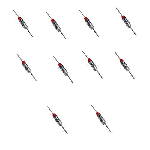 HeyNana 10 Stück Thermosicherung TF130 Serie 130 Grad 250 V 10 A von HeyNana