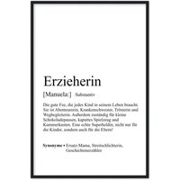 Geschenk Abschied Erzieherin Dankeschön Tagesmutter Personalisiert Poster Kindergarten Krippe Danke Mama Substantiv Defintion von HeyPapaDE