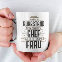 Rentner Tasse Ich Bin Im Ruhestand Mein Einziger Chef Ist Jetzt Meine Frau Kaffeebecher Geschenkidee Liebe Jahrestag Geschenk Für Ihn Rentner Tasse Ich Bin Im Ruhestand Mein Einziger Chef Ist Jetzt Meine Frau Kaffeebecher Geschenkidee Liebe Jahrestag Geschenk Für Ihn von HeyPapaDE
