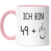 50. Geburtstag Tasse Rosa Mittelfinger Humorvolle Geschenkidee Runder 50 Jahre Alt Originell 50. Geburtstag Tasse Rosa Mittelfinger Humorvolle Geschenkidee Runder 50 Jahre Alt Originell von HeyPrintDesigns