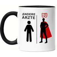 Andere Ärzte Du Tasse Schwarz Superheld Mein Held Dankeschön Geschenkidee Lustig Humor Andere Ärzte Du Tasse Schwarz Superheld Mein Held Dankeschön Geschenkidee Lustig Humor von HeyPrintDesigns