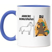 Andere Bonuspapas Du Tasse Blau Bester Vater Papa Stiefvater Pferd Lustig Geburtstag Vatertag Bonuspapa Geschenk von HeyPrintDesigns
