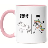 Andere Mütter Du Tasse Rosa Beste Mutter Mama Der Welt Geschenk Einhorn Lustig Geburtstag Muttertag Sohn Tochter von HeyPrintDesigns