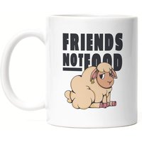 Friends Not Food Tasse Vegan Vegetarier Geschenkidee Plant-Based Tierwohl Süßes Schaf Friends Not Food Tasse Vegan Vegetarier Geschenkidee Plant-Based Tierwohl Süßes Schaf von HeyPrintDesigns