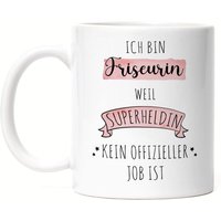 Ich Bin Friseurin Weil Superheldin Kein Anerkannter Job Ist Tasse Geschenk Danke Sagen von HeyPrintDesigns