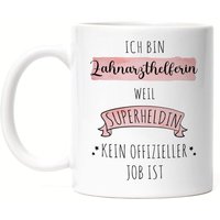 Ich Bin Zahnarzthelferin Weil Superheldin Kein Anerkannter Job Ist Tasse Geschenk Danke Sagen von HeyPrintDesigns