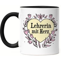 Lehrerin Mit Herz Tasse Schwarz Geschenkidee Zum Danke Sagen Beste Lehrerin Mit Herz Tasse Schwarz Geschenkidee Zum Danke Sagen Beste von HeyPrintDesigns