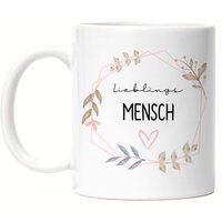 Lieblingsmensch Tasse Beste Freundschaft Freund Freundin Geschenkidee von HeyPrintDesigns