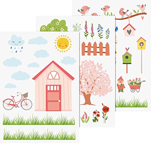 Fenster Sticker "Garten", 3 Bögen von Heyda